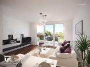 modernes Reihenhaus in massiver Bauweise