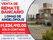 REMATE BANCARIO CASA EN FRACC. LOMAS DE ANGELOPOLIS