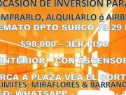 REMATE DPTO.3ER PISO CON ASCENSOR EN SURCO