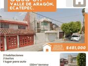 REMATE EN VALLE DE ARAGÓN CASA GRANDE POR $481,000