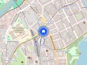 Renovated old building at Enge station