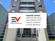 RENT. COFICO. 1 BEDROOM APARTMENT GROUND FLOOR WITH PATIO