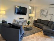 Rent furnished apartment facing golf course