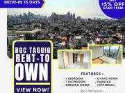 rent to own 1br condo in bgc condominium near google