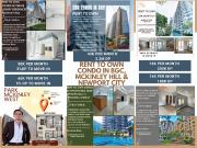 CONDO IN METRO MANILA FOR AS LOW AS 2% REQUIRED DP TO...