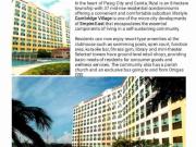 Rent to own condo unit Transit Oriented