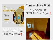 RENT TO OWN STUDIO CONDO UNIT NEAR PUP STA. MESA‼️