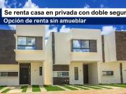 RENTA CASA 3 RECÁMARAS ALBERCA, PALAPA Y SEGURIDAD