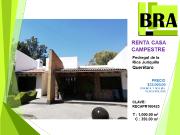 RENTA CASA RESIDENCIAL LA RICA JURIQUILLA, QUERETARO. 32k