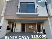 RENTA CASA SEMI AMUEBLADA