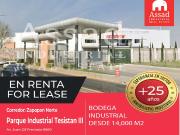 Renta de Bodega Industrial 14,000 m² | PARQUE...
