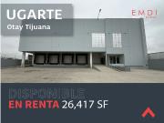 RENTA DE BODEGA NUEVA EN OTAY, A 1.4 KMS DE CRUCE USA