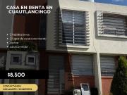 RENTA DE CASA EN CUAUTLANCINGO