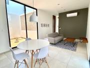 renta de departamento amueblado con interiorismo en una...