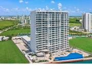 Renta de departamento amueblado Puerto Cancun zona hotelera