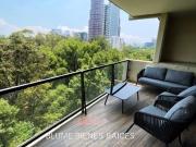 Renta departamento con terraza y vista al bosque de...