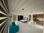 renta departamento tipo loft amueblado de lujo