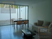 RENTA DEPTO. EN PLANTA BAJA, AMUEBLADO DE DOS RECAMARAS...