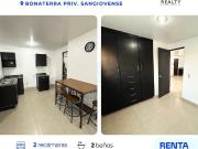 Renta Dpto Bonaterra 2R 2B 3er piso