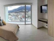 Renta hermosa suite amoblada con balcón y vista...