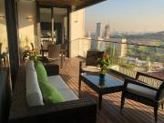 Renta moderna casa La Cuspide Bosque Real 3 recamaras