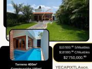 Renta o Venta Casa Sola Yecapixtla