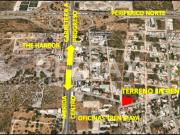 Renta terreno c/oficina, bodega y área techada en Sodzil...