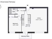 Unique 1 Bedroom unit 33 39, 47 49 Riverwood Parkway