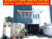 RENTO CASA URB ALTOS DEL RIO AV LEON FBRES CORDER