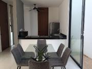 rento depto amueblado planta baja alberca privada 2 hab...