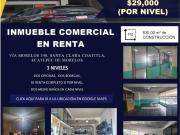 RENTO EDIFICIO COMERCIAL DE 3 NIVELES SOBRE AVENIDA VIA...