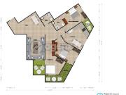 Résidence Chams Appartement à vendre 650 000 dh 77 m², 2...