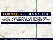 Residential Lot for Townhouse Development in Severina...