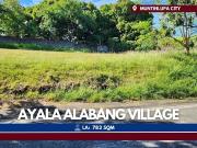 Residential Lot in Ayala Alabang Village for Sale 198k...
