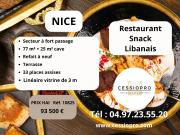 Restaurant Snack Libanais Refait à neuf Secteur à fort...