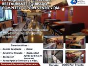 RESTAURANTE EN ALQUILER A ESTRENAR, COMPLETAMENTE NUEVO,...