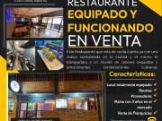 RESTAURANTE EQUIPADO Y FUNCIONANDO EN VENTA Sector...