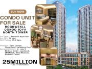 RFO 1BR with Balcony & Parking FOR SALE at Joya Lofts...