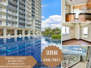 RFO 3 Bedroom balcony Condo for Sale Sonora Garden...