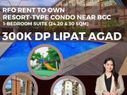 RFO rent to own condo 1 bedroom Rochester Garden Pasig...