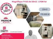 Rhône Lyon 1° Appartement T1bis 23.57 m2