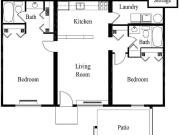 Ridgewood Two Bed Two Bath M