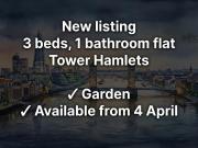 Rigden Street 3 bed ground floor flat to rent £3,500 pcm...