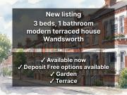 Ringwood Gardens, London SW15, 3 bed terraced house to...