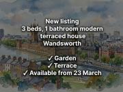 Ringwood Gardens, London SW15, 3 bed terraced house to...