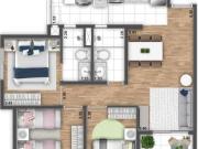 Rios Miguel Yunes 58m² R$ 529.900,00