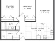 River Meadow Estates 2 Bedroom Apartment for Rent at...