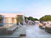 Roof Top avec une terrasse comme un jardin suspendu.