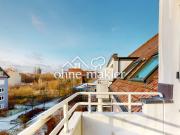 Rooftop Maisonette with Garage and Balcony furnished or...