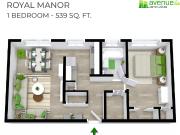 Royal Manor 1 Bedroom Apartment for Rent at 10950 105 St...